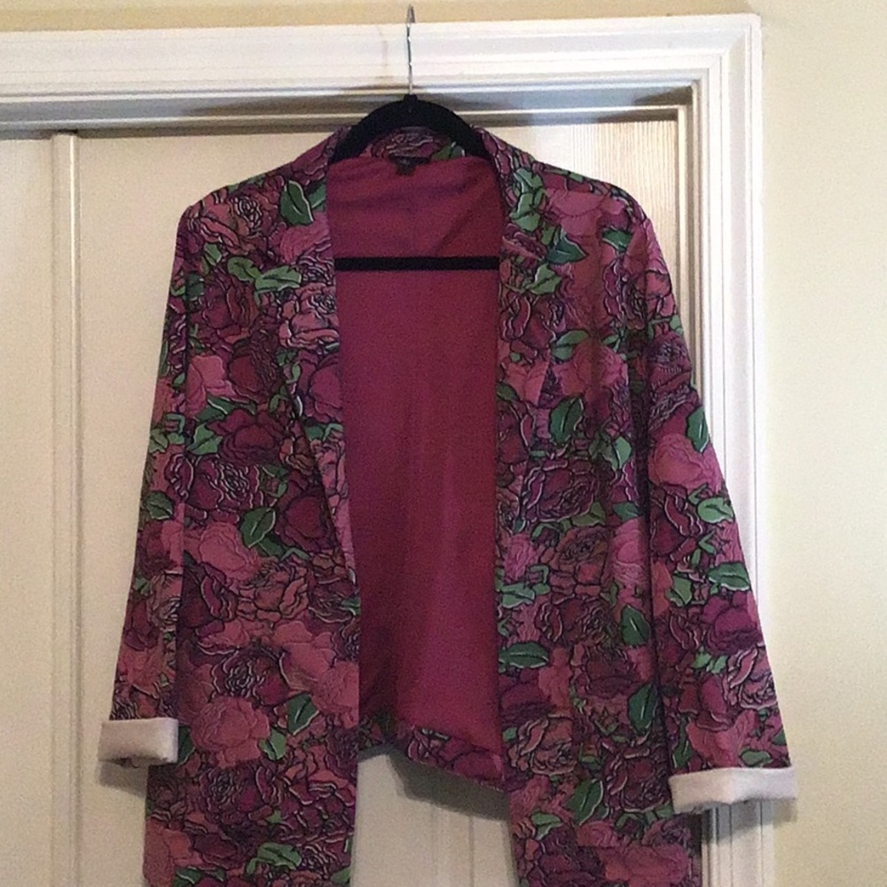 Jacket size Large floral print